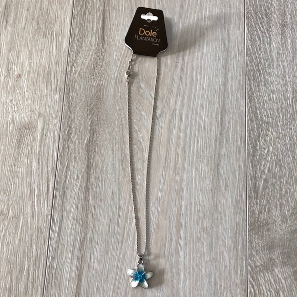 NWT Hawaiian Silver PLUMERIA Pendant Necklace - Picture 5 of 8